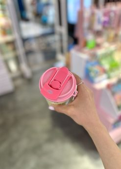 تراول ماگ کافی صورتی