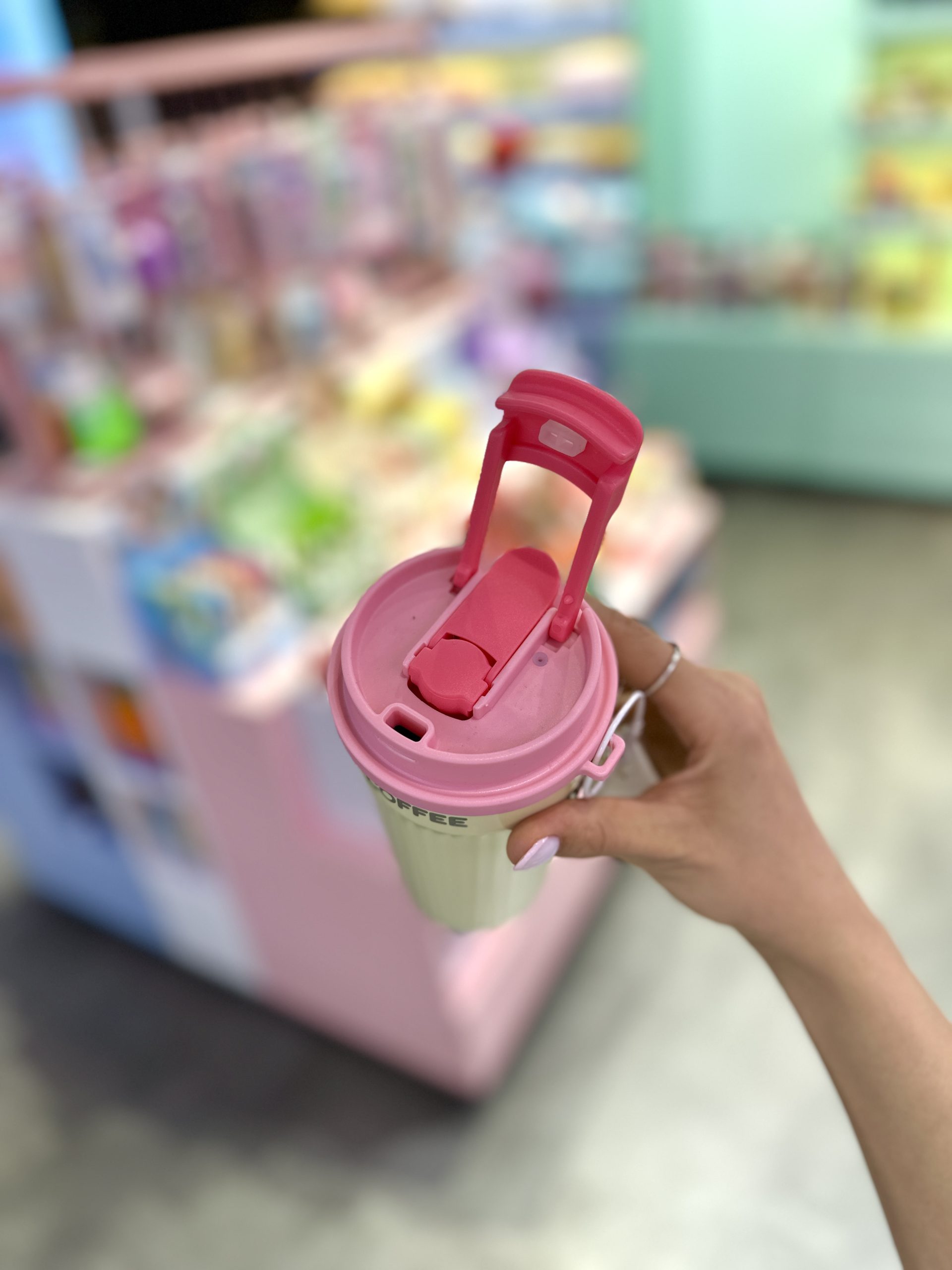 تراول ماگ کافی صورتی