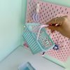 سبد پاستلی مستطیلی دسته دار