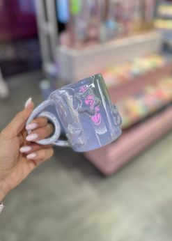 لیوان پینترستی سفالی ستاره بنفش پاستلی