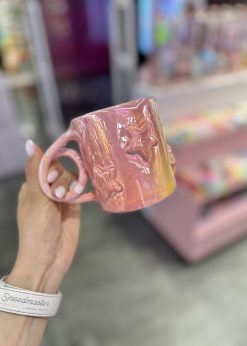 لیوان پینترستی سفالی ستاره صورتی