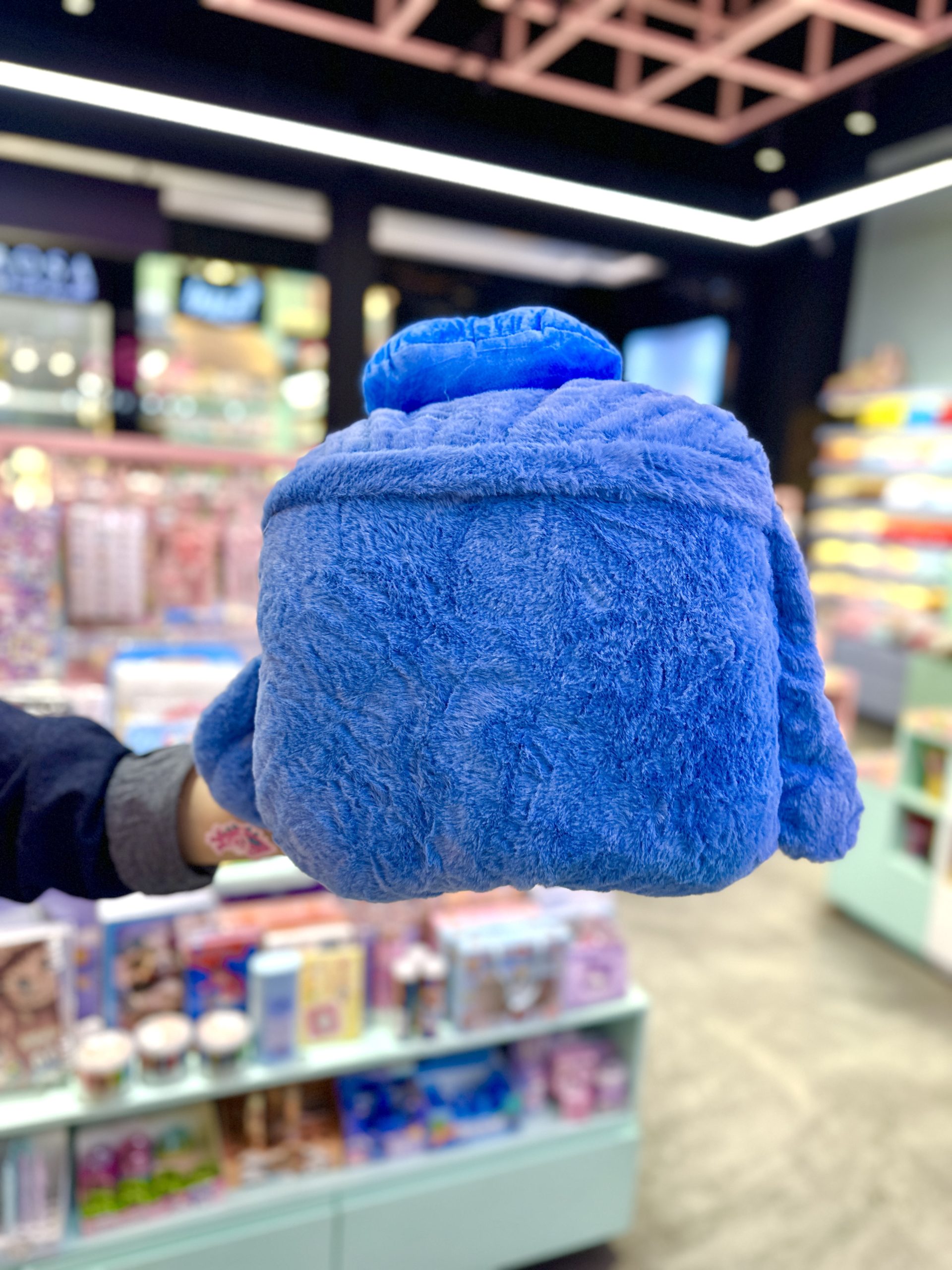 پتو بالشتی کرای بیبی آبی