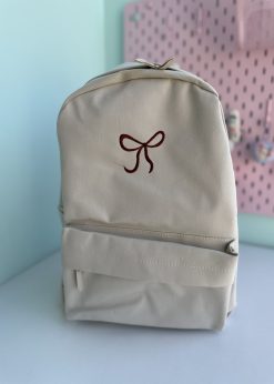 کوله پینترستی پاپیون قهوه ای کرم