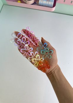 پینکولو گل شفاف رنگی رنگی