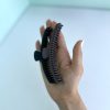 کلیپس شانه ای قهوه ای