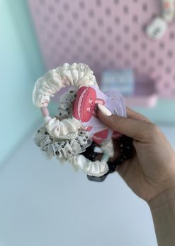 کش سر پارچه ای گلدار