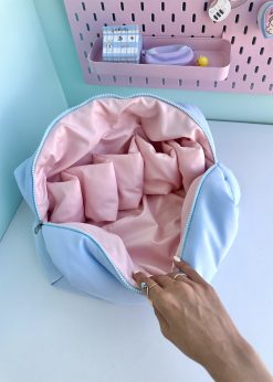 کیف دایسون پینترستی آبی صورتی پاستلی