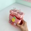 قمقمه دو مخزنه آناناس صورتی پاستلی