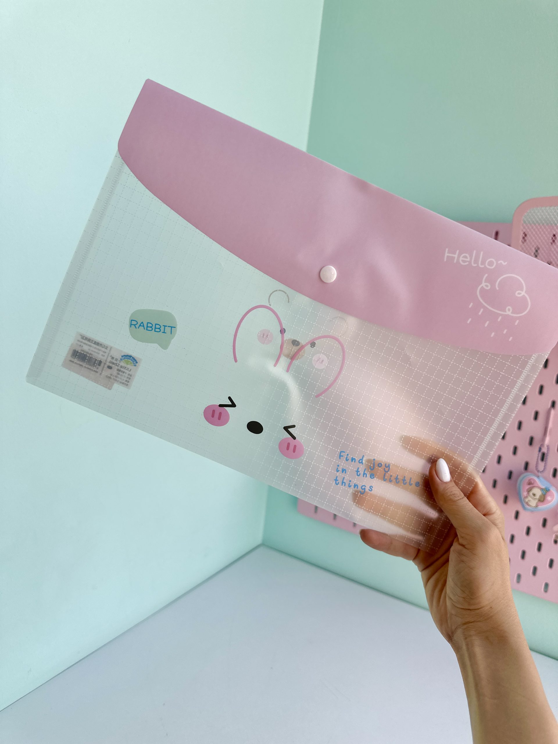 پوشه دکمه دار انیمال کیوت