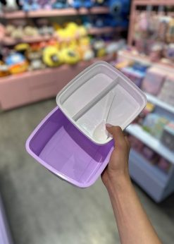 ظرف غذا مربعی کرومی کیوت