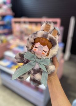 عروسک کرای بیبی پلنگی طوسی