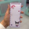 دفترچه استیکری ملودی و کرومی بنفش کیوت