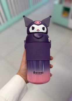تراول ماگ کرومی کیوت بنفش صورتی
