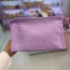 کیف آرایشی پینترستی طرح حصیری بنفش