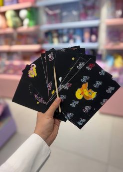نقاشی اسکرچ یونیکورن کیوت