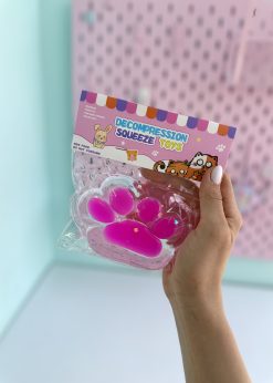 فیجت پنجه گربه سرخابی شفاف
