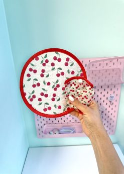 بادبزن جیبی چری قرمز