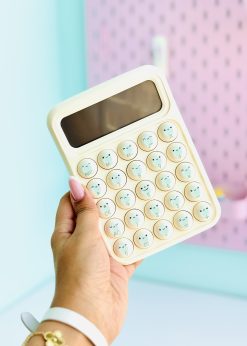 ماشین حساب پینترستی خرگوش کیوت کرم