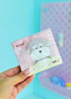 دستمال کاغذی پاپی کیوت صورتی