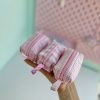 کیف لوازم آرایشی مینی صورتی پاستلی