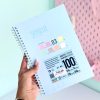 دفتر 100 برگ آبی پاستلی