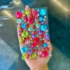 استیکر نگین دایره ای رنگی رنگی