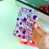 استیکر نگین قلب بنفش