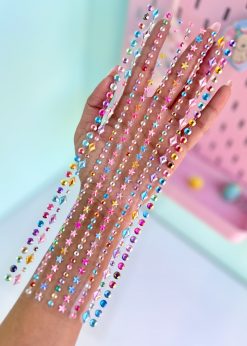 استیکر نگین طرحدار رنگی رنگی
