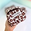 کیف لوازم آرایشی پینترستی پلنگی کیوت