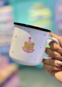 ماگ سفید طرح تدی پینترستی